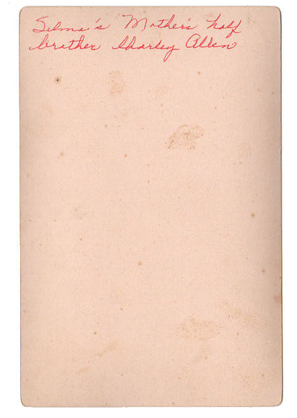 Antique Wedding Photograph Clay Center Kansas Identified as Charley Allen - Avid Vintage