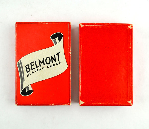 Vintage Bankers Life Insurance Co of Nebraska 1940s Belmont Advertising Playing Cards Deck - Avid Vintage