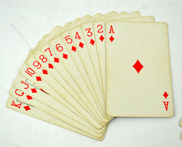 Vintage Bankers Life Insurance Co of Nebraska 1940s Belmont Advertising Playing Cards Deck - Avid Vintage