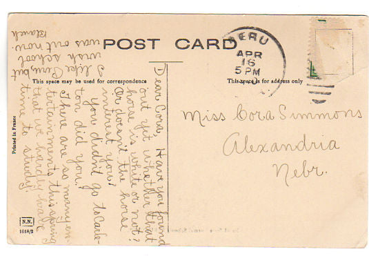 Vintage Chapel State Normal School College Peru Nebraska 1910s Postcard - Avid Vintage