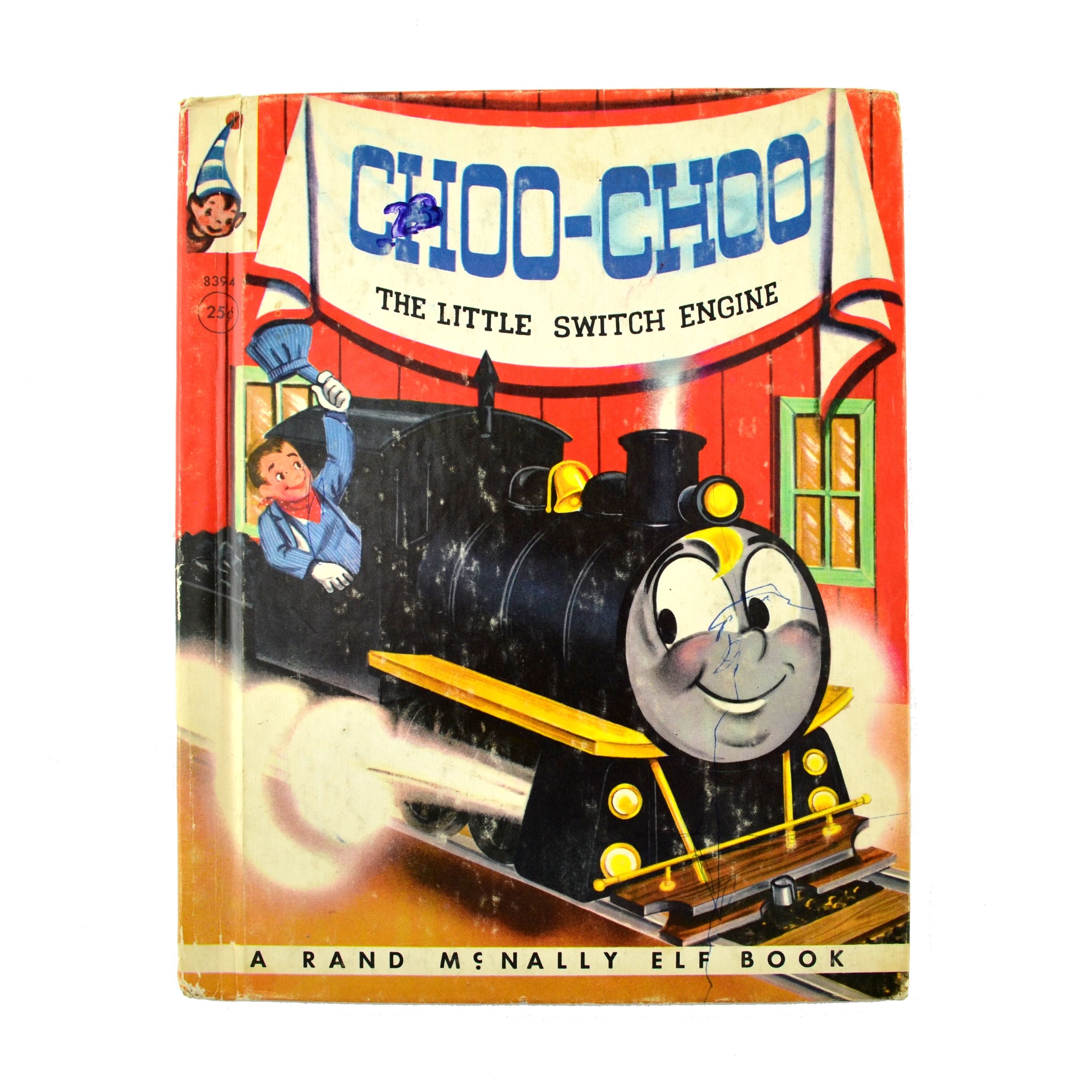 Choo Choo The Little Switch Engine 1954 Rand McNally Elf Book 8394 - Avid Vintage