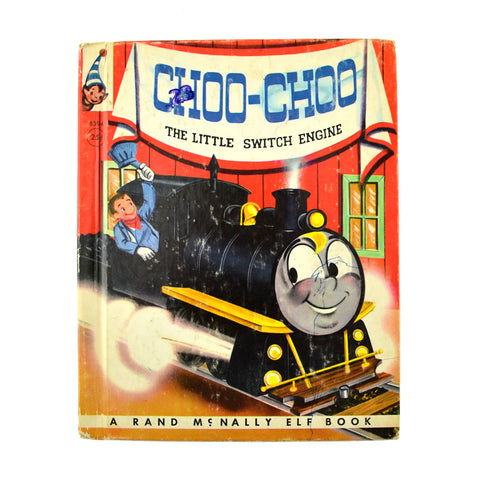 Choo Choo The Little Switch Engine 1954 Rand McNally Elf Book 8394 - Avid Vintage