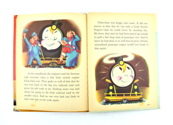 Choo Choo The Little Switch Engine 1954 Rand McNally Elf Book 8394 - Avid Vintage