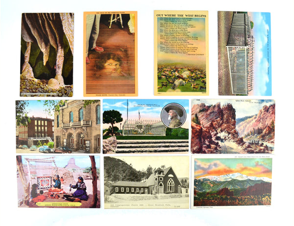 Vintage Colorado Postcards Lot of 10 Manitou Colorado Springs Central City - Avid Vintage