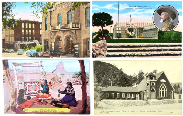 Vintage Colorado Postcards Lot of 10 Manitou Colorado Springs Central City - Avid Vintage