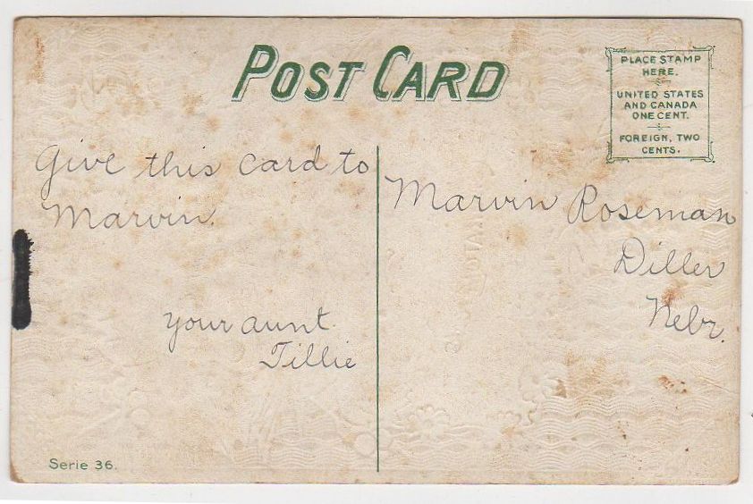Congratulations Birds Vintage Embossed Postcard Gold Background - Avid Vintage