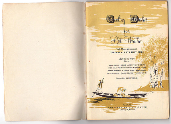 Vintage 1956 CookBook 260 Cooling Dishes for Hot Weather 1950s Recipes - Avid Vintage