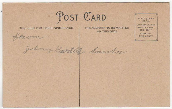 Easter Greetings Antique Postcard Anthropomorphic Chicks Pull Egg on Water - Avid Vintage