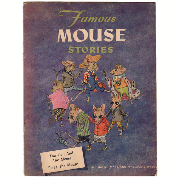 Famous Mouse Stories The Lion and the Mouse Three Blind Mice Vintage 1944 Children's Book - Avid Vintage