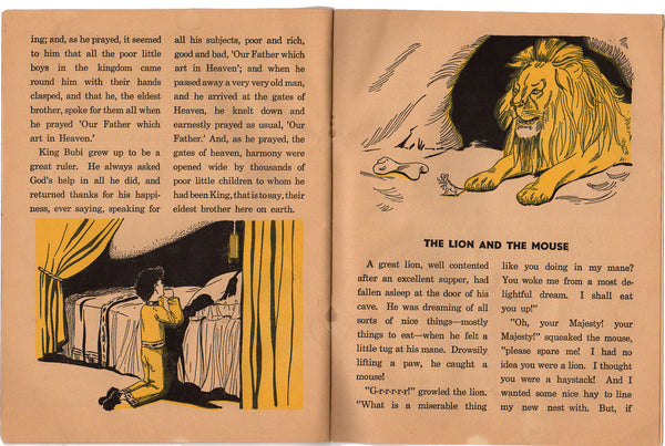 Famous Mouse Stories The Lion and the Mouse Three Blind Mice Vintage 1944 Children's Book - Avid Vintage