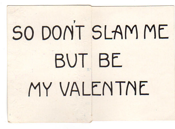 Vintage Valentine Card 1940s Greeting Green Cottage Door Pink Rose Vines - Avid Vintage