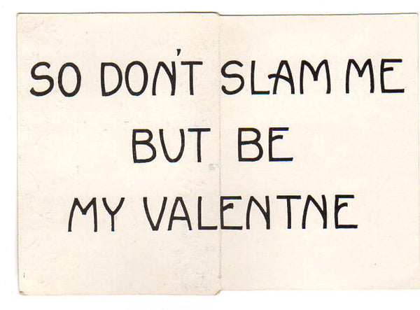 Vintage Valentine Card 1940s Greeting Green Cottage Door Pink Rose Vines - Avid Vintage