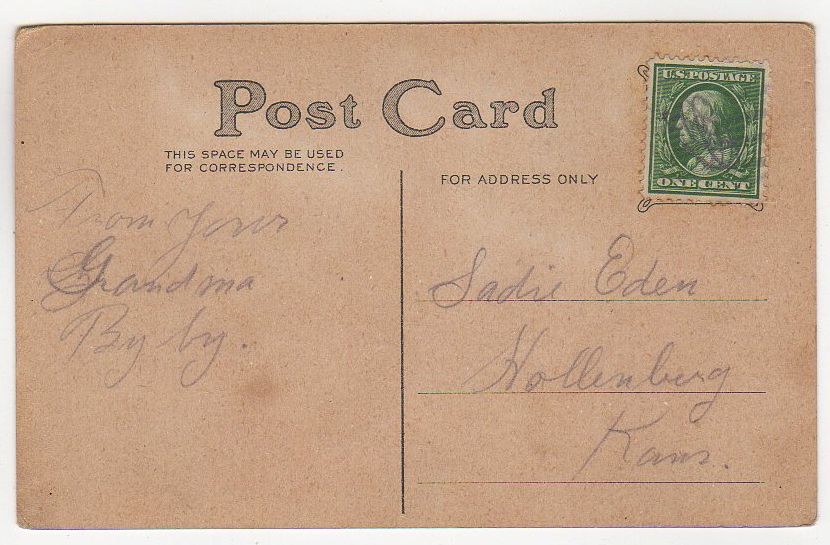 Greetings From Odell Nebraska Antique Postcard Red Poppies Paper Ephemera - Avid Vintage