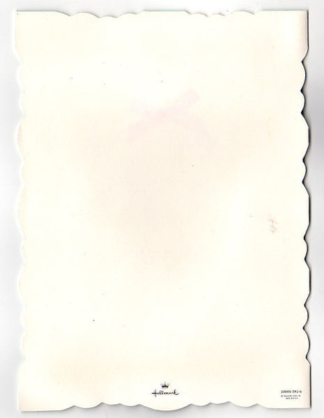 Vintage Hallmark Mother's Day Card For My Wife Butterflies Gold Foil Die Cut Layered - Avid Vintage