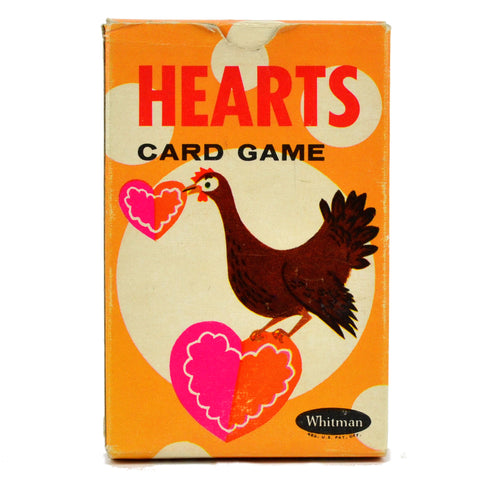 Hearts Whitman Card Game Vintage 1960s Playing Cards for Children Complete Deck No 4114 - Avid Vintage