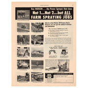 Vintage Hudson Sprayer Farm Equipment 1950 Magazine Print Ad Farm Advertisement - Avid Vintage