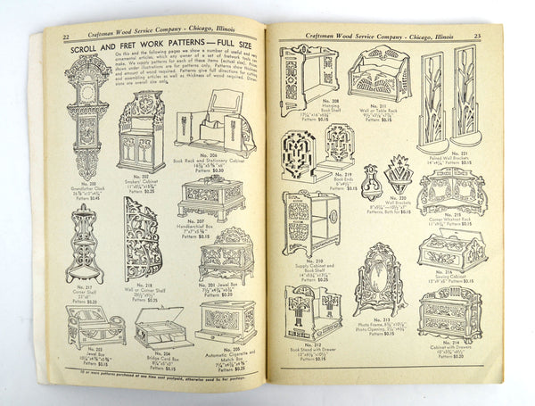 Vintage Hunt's Woodworkers Catalog 15A Craftsman Wood Service Company - Avid Vintage