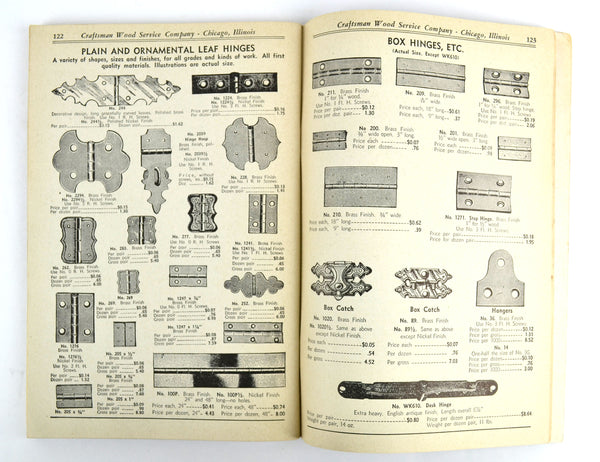 Vintage Hunt's Woodworkers Catalog 15A Craftsman Wood Service Company - Avid Vintage