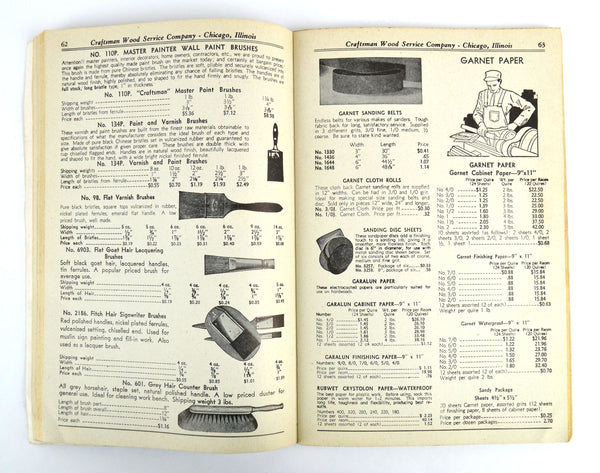 Vintage Hunt's Woodworkers Catalog 15A Craftsman Wood Service Company - Avid Vintage