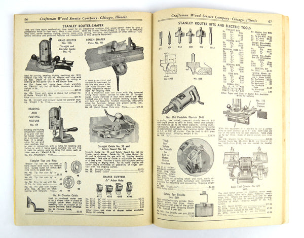 Vintage Hunt's Woodworkers Catalog 15A Craftsman Wood Service Company - Avid Vintage