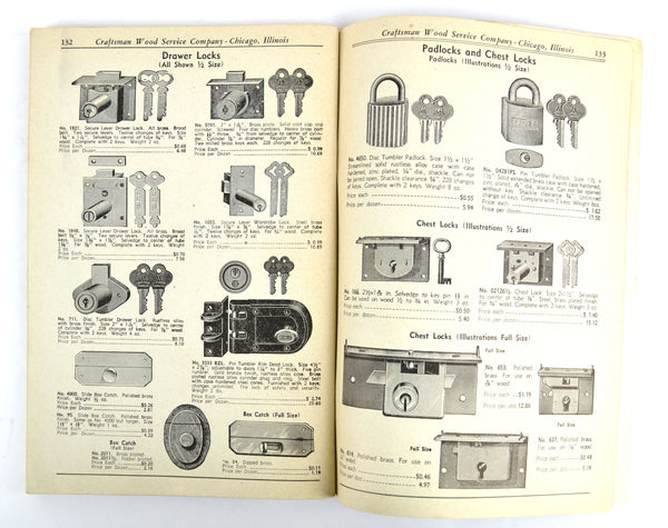 Vintage Hunt's Woodworkers Catalog 15A Craftsman Wood Service Company - Avid Vintage
