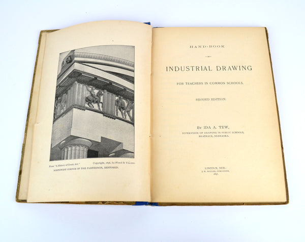 Industrial Drawing Hand Book for Teachers by Ida A Tew 1897 Second Edition - Avid Vintage