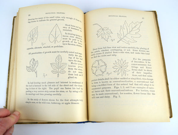 Industrial Drawing Hand Book for Teachers by Ida A Tew 1897 Second Edition - Avid Vintage