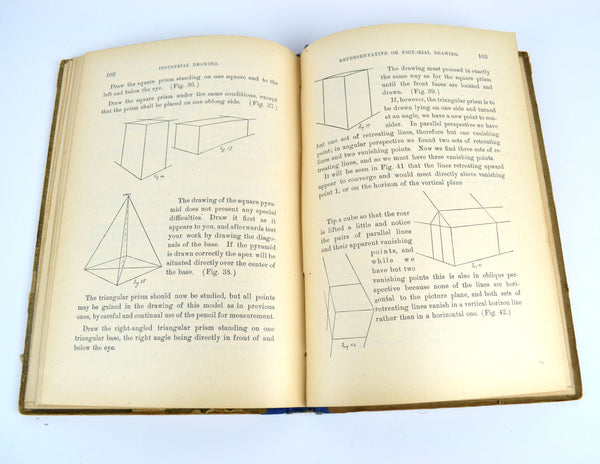 Industrial Drawing Hand Book for Teachers by Ida A Tew 1897 Second Edition - Avid Vintage