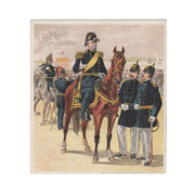 J & P Coats Antique Trade Card Uniform Military Series U.S. Army 1889 - 1890 General Hancock - Avid Vintage