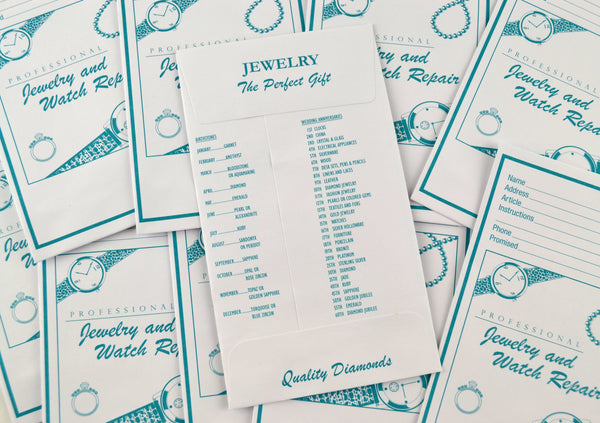 Jewelry and Watch Repair Envelopes Lot 0f 10 - Avid Vintage