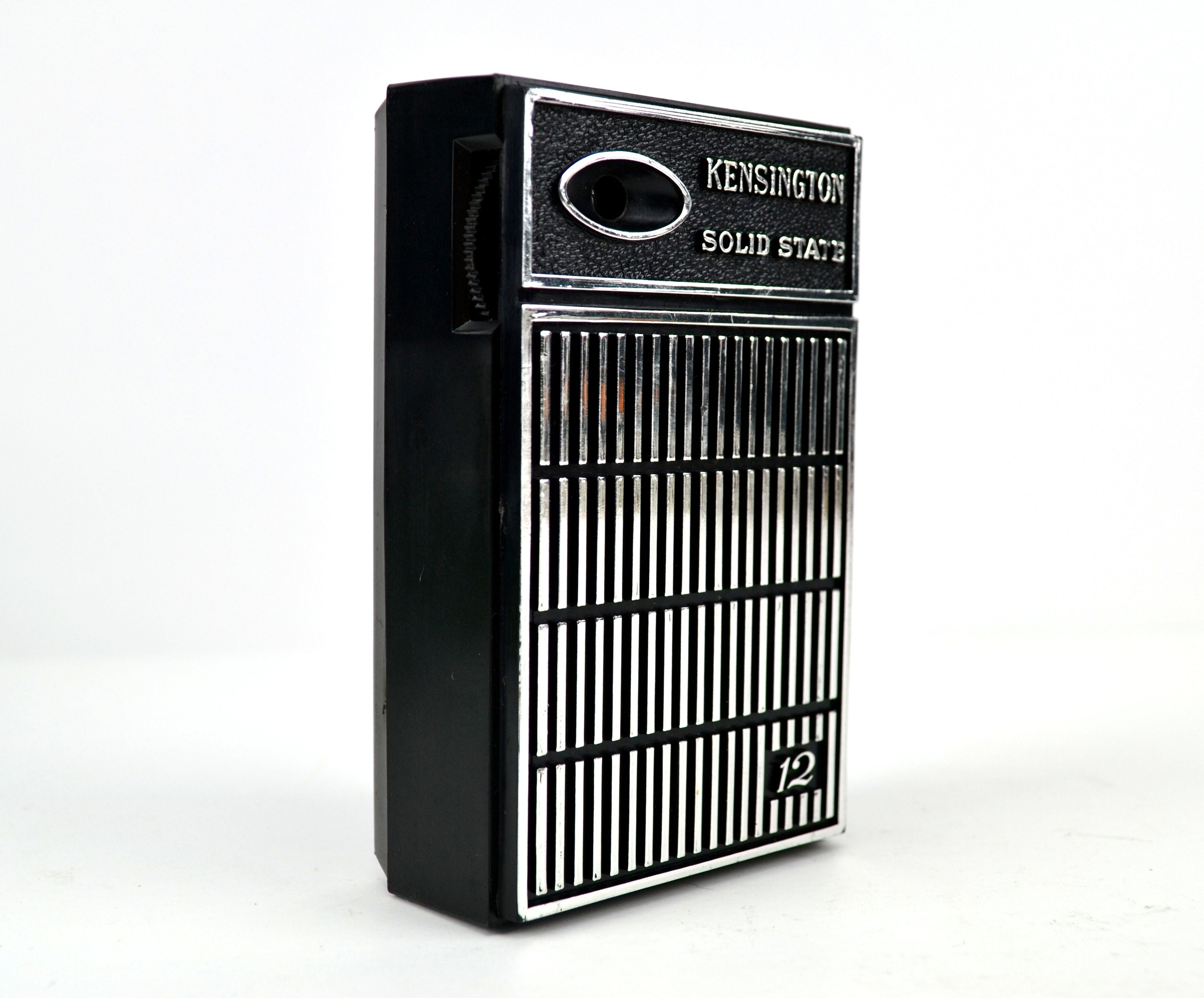 Kensington Radio Vintage Black AM Portable 12 Transistor Battery Operated Model 5026 - Avid Vintage