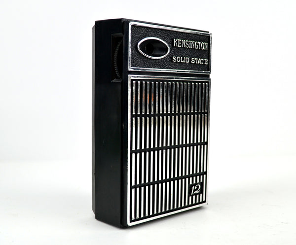 Kensington Radio Vintage Black AM Portable 12 Transistor Battery Operated Model 5026 - Avid Vintage