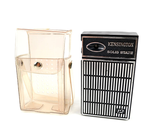 Kensington Radio Vintage Black AM Portable 12 Transistor Battery Operated Model 5026 - Avid Vintage
