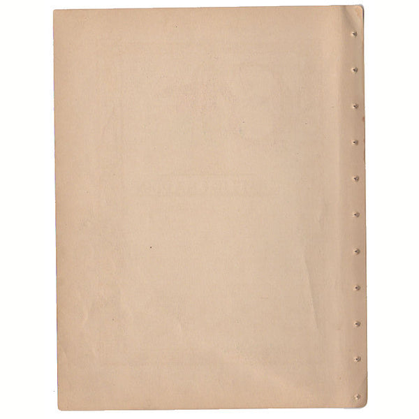 Vintage 1926 Tony Sarg Alphabet Page B for Beauty and the Beast Color Illustration Print - Avid Vintage