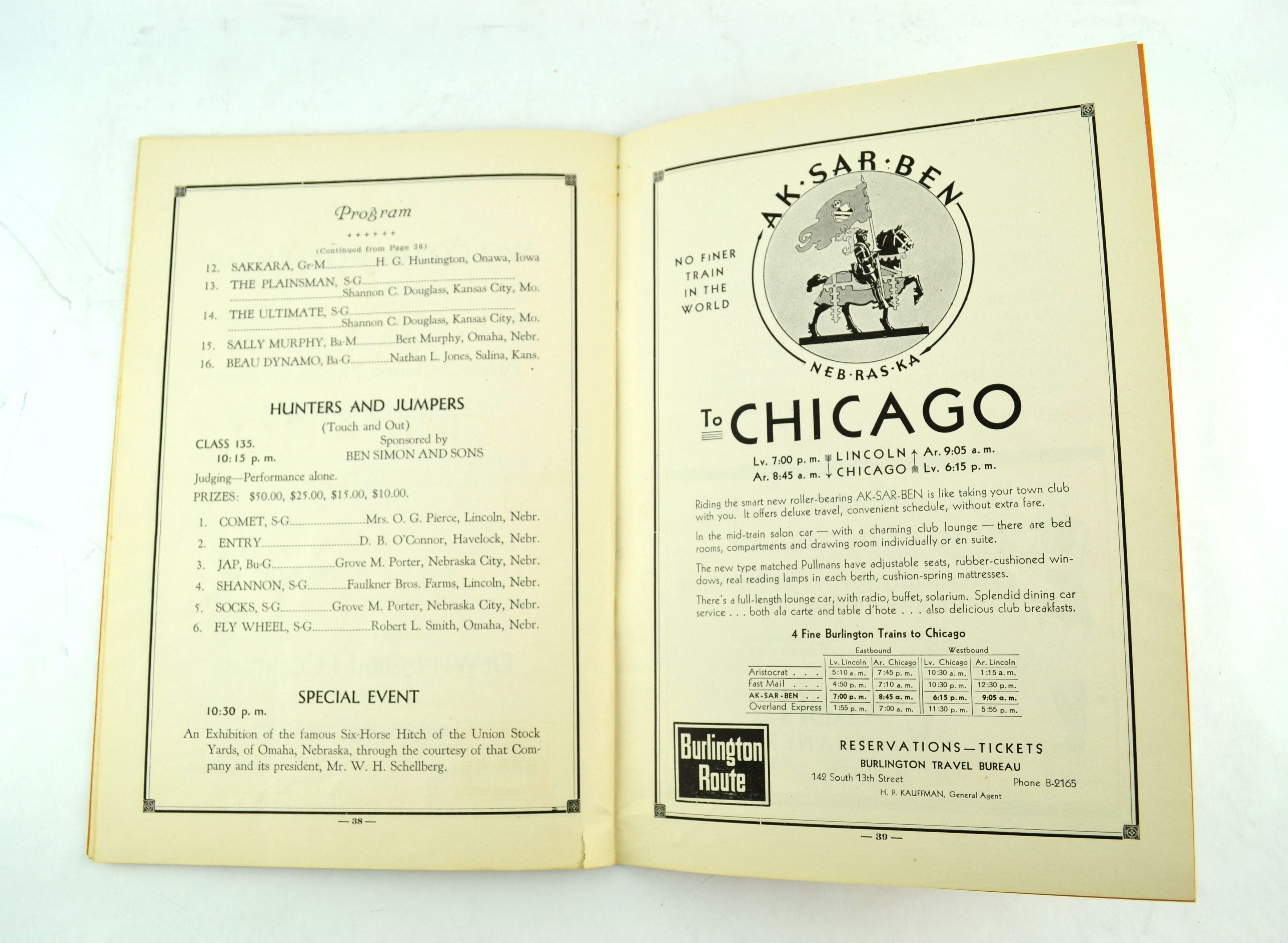 Lincoln Nebraska Horse Show Program May 16 and 17 1930 Second Annual - Avid Vintage