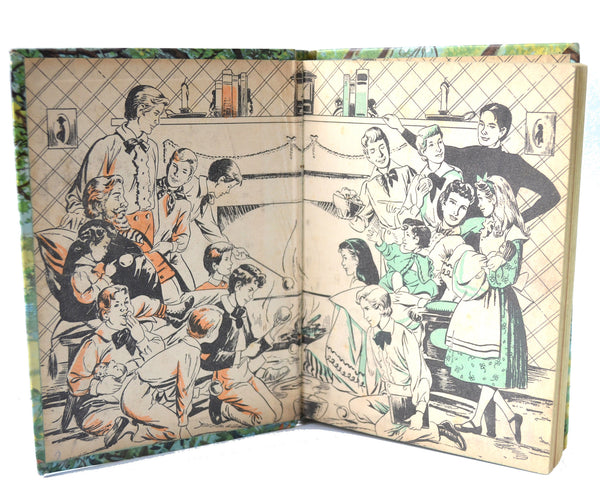 Little Men 1955 Louisa May Alcott Vintage Whitman Hardcover Childrens Book - Avid Vintage