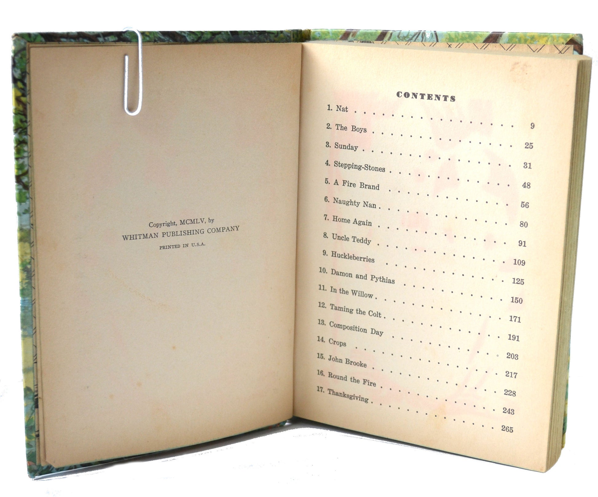 Little Men 1955 Louisa May Alcott Vintage Whitman Hardcover Childrens Book - Avid Vintage