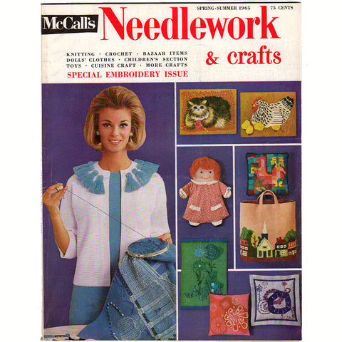 Vintage 1965 McCalls Needlework Magazine Spring and Summer Doll Clothes - Avid Vintage
