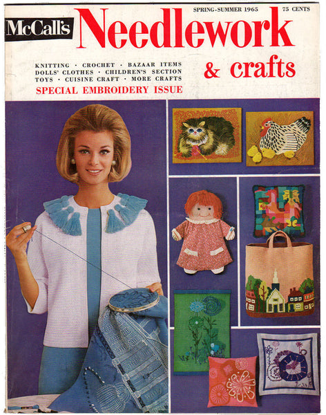 Vintage 1965 McCalls Needlework Magazine Spring and Summer Doll Clothes - Avid Vintage
