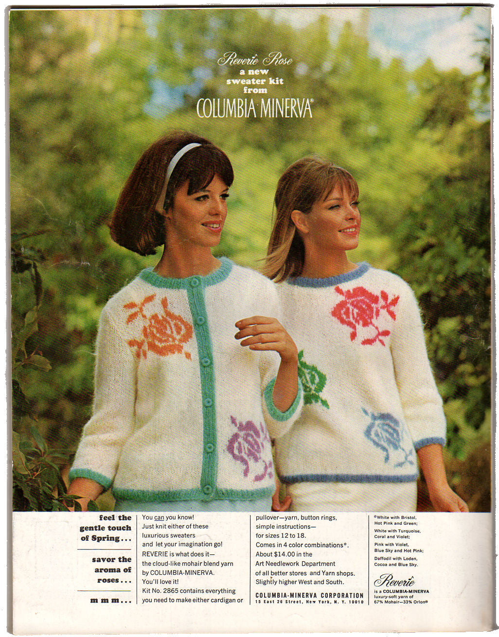 Vintage 1965 McCalls Needlework Magazine Spring and Summer Doll Clothes - Avid Vintage