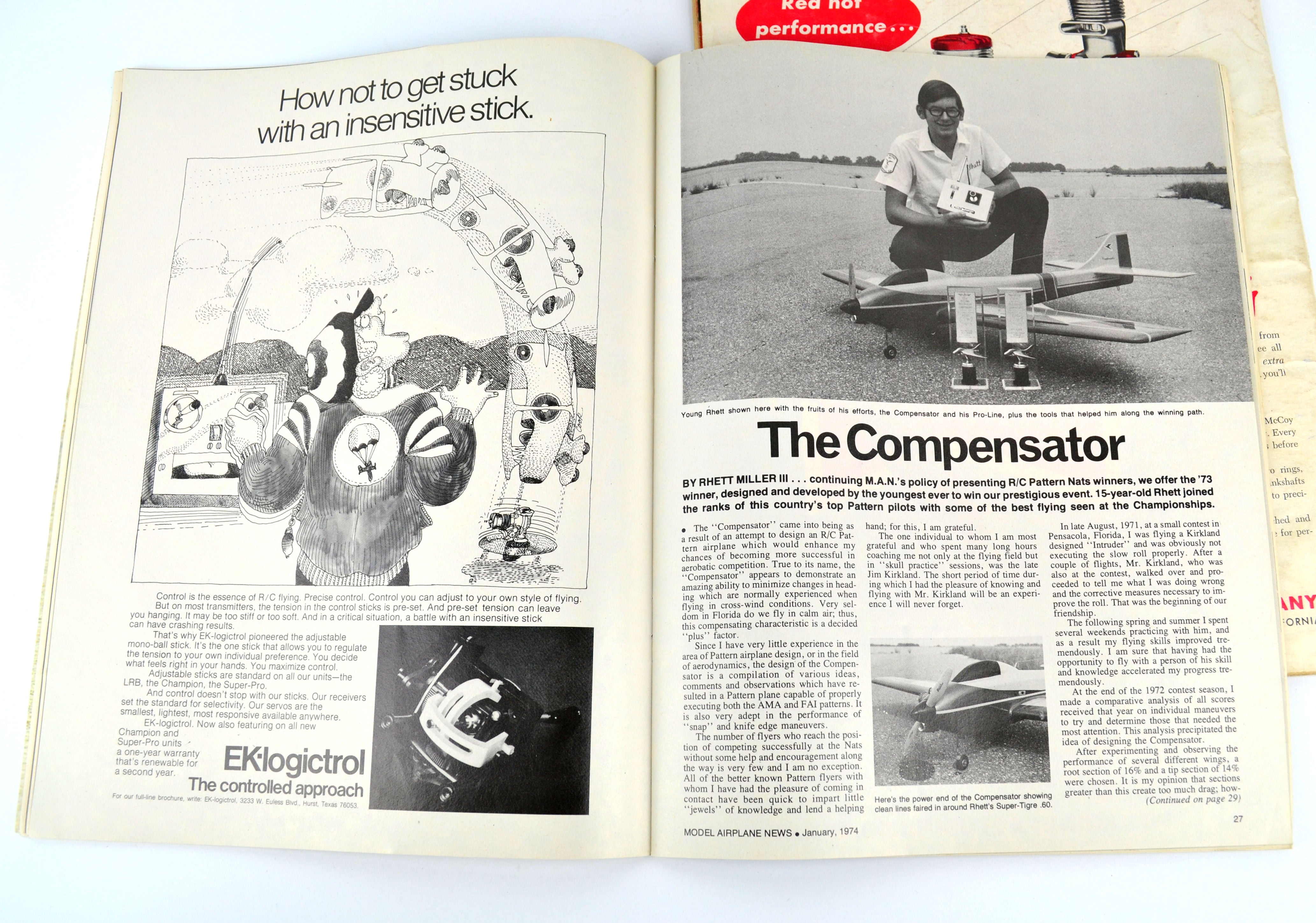 Model Airplane Magazines Lot of 3 Model Airplane News 1953, 1974 and Air Classics 1974 - Avid Vintage