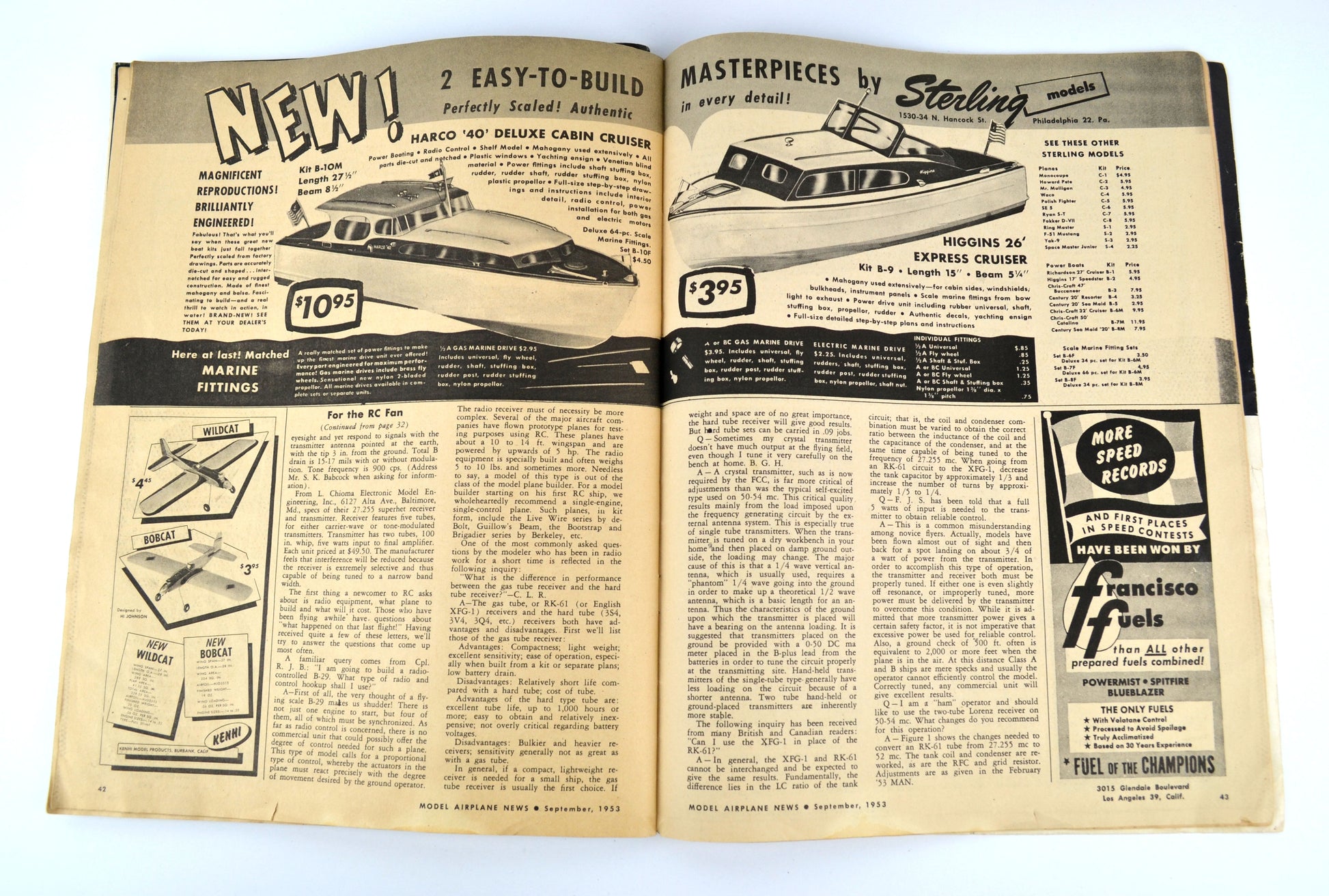 Model Airplane Magazines Lot of 3 Model Airplane News 1953, 1974 and Air Classics 1974 - Avid Vintage