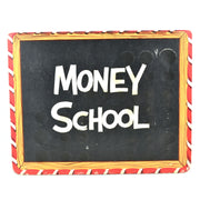 Money School Vintage 1963 Educational Pop Up Coin Saver Counter Folder - Avid Vintage