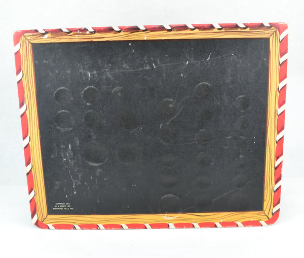 Money School Vintage 1963 Educational Pop Up Coin Saver Counter Folder - Avid Vintage