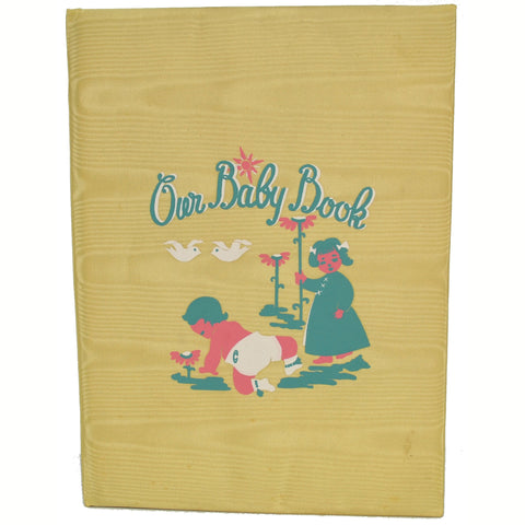 Our Baby Book Vintage 1950s Milestones and Firsts Designed by Marion Raider - Avid Vintage