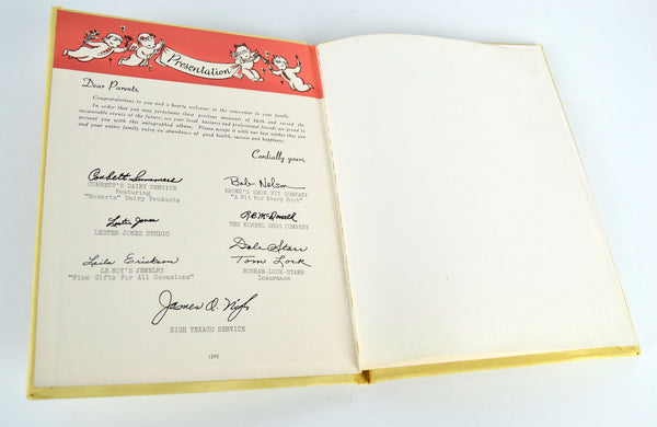 Our Baby Book Vintage 1950s Milestones and Firsts Designed by Marion Raider - Avid Vintage