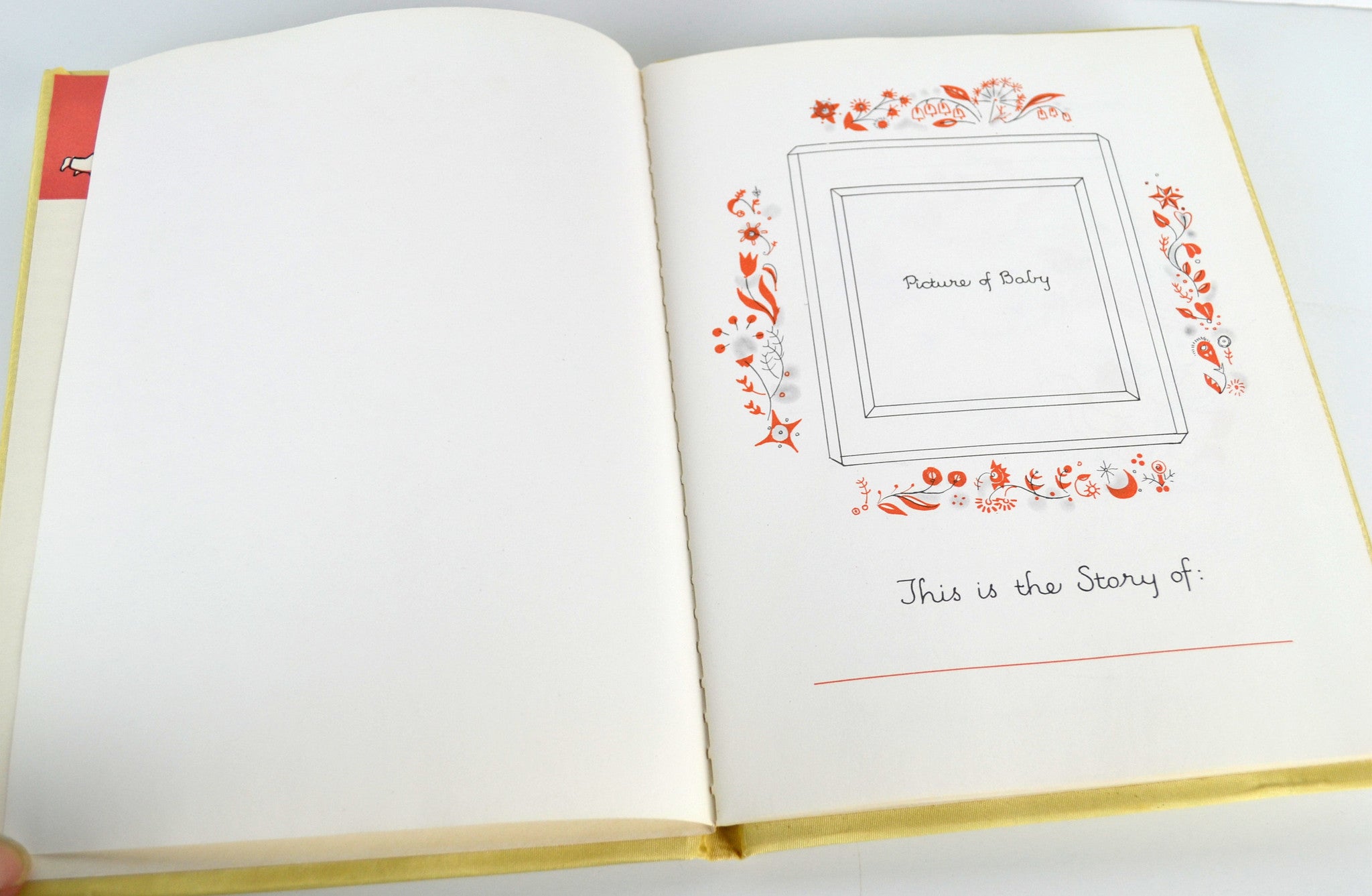 Our Baby Book Vintage 1950s Milestones and Firsts Designed by Marion Raider - Avid Vintage