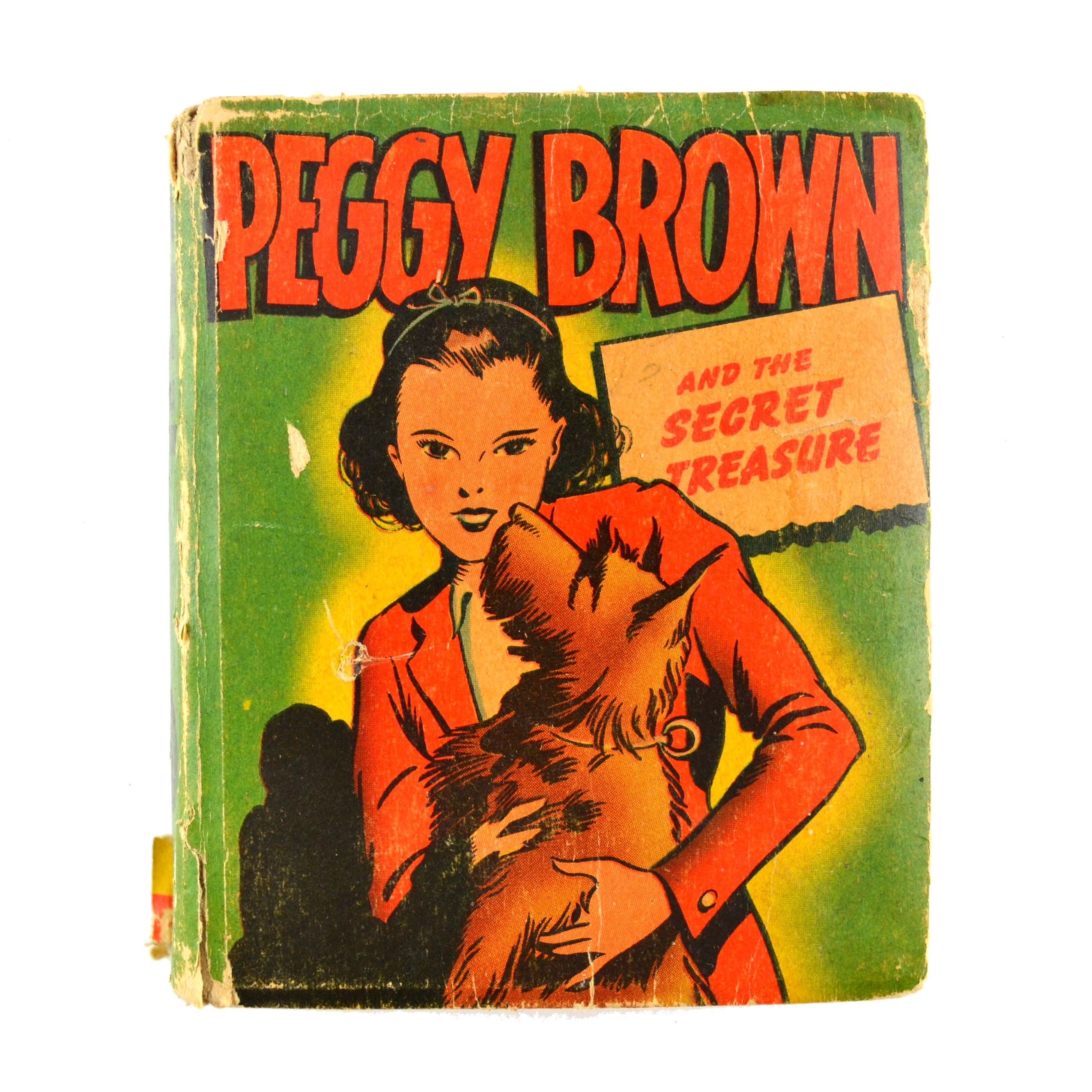 Peggy Brown and the Secret Treasure Vintage 1947 Better Little Book 1423 - Avid Vintage