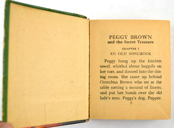 Peggy Brown and the Secret Treasure Vintage 1947 Better Little Book 1423 - Avid Vintage