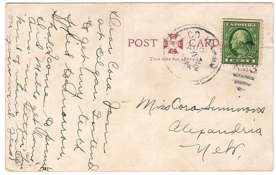 Vintage 1910s Edgar Nebraska Postcard Presbyterian Church - Avid Vintage